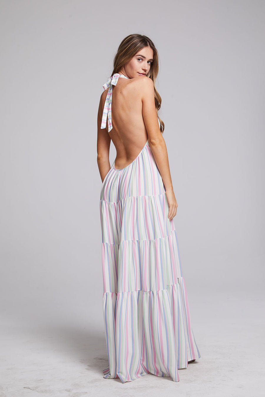 Milano Positano Stripe Maxi Dress WOMENS chaserbrand