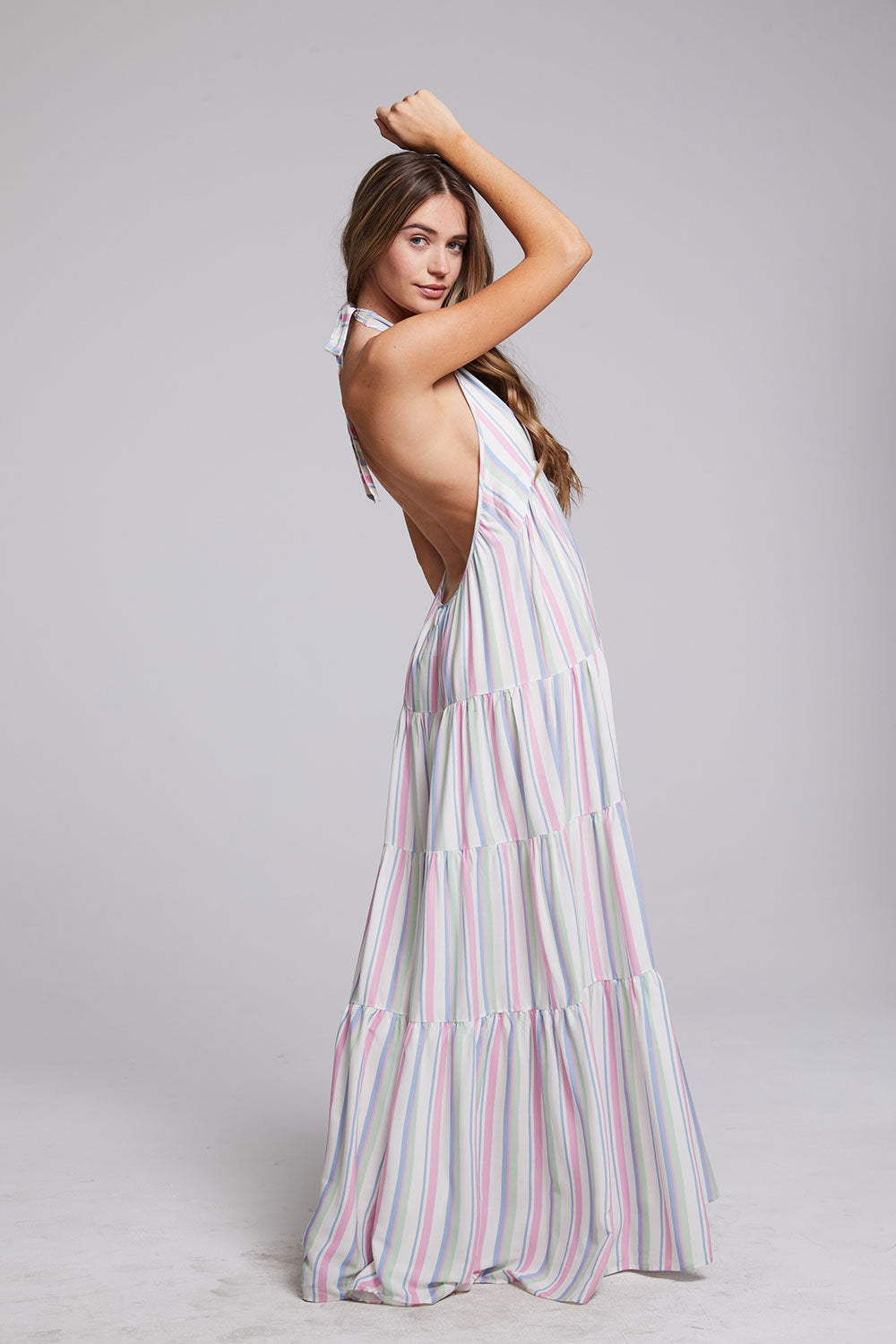 Milano Positano Stripe Maxi Dress WOMENS chaserbrand