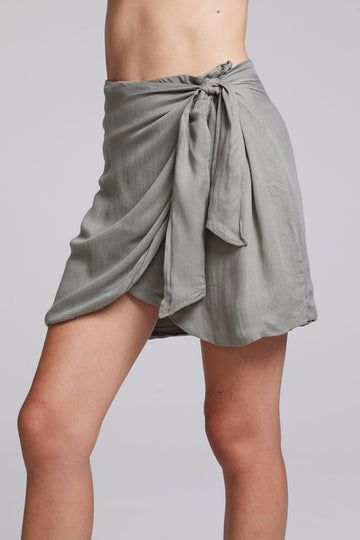 Elena Sage Mini Skirt WOMENS chaserbrand