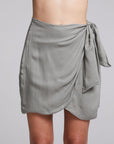 Elena Sage Mini Skirt WOMENS chaserbrand