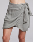 Elena Sage Mini Skirt WOMENS chaserbrand