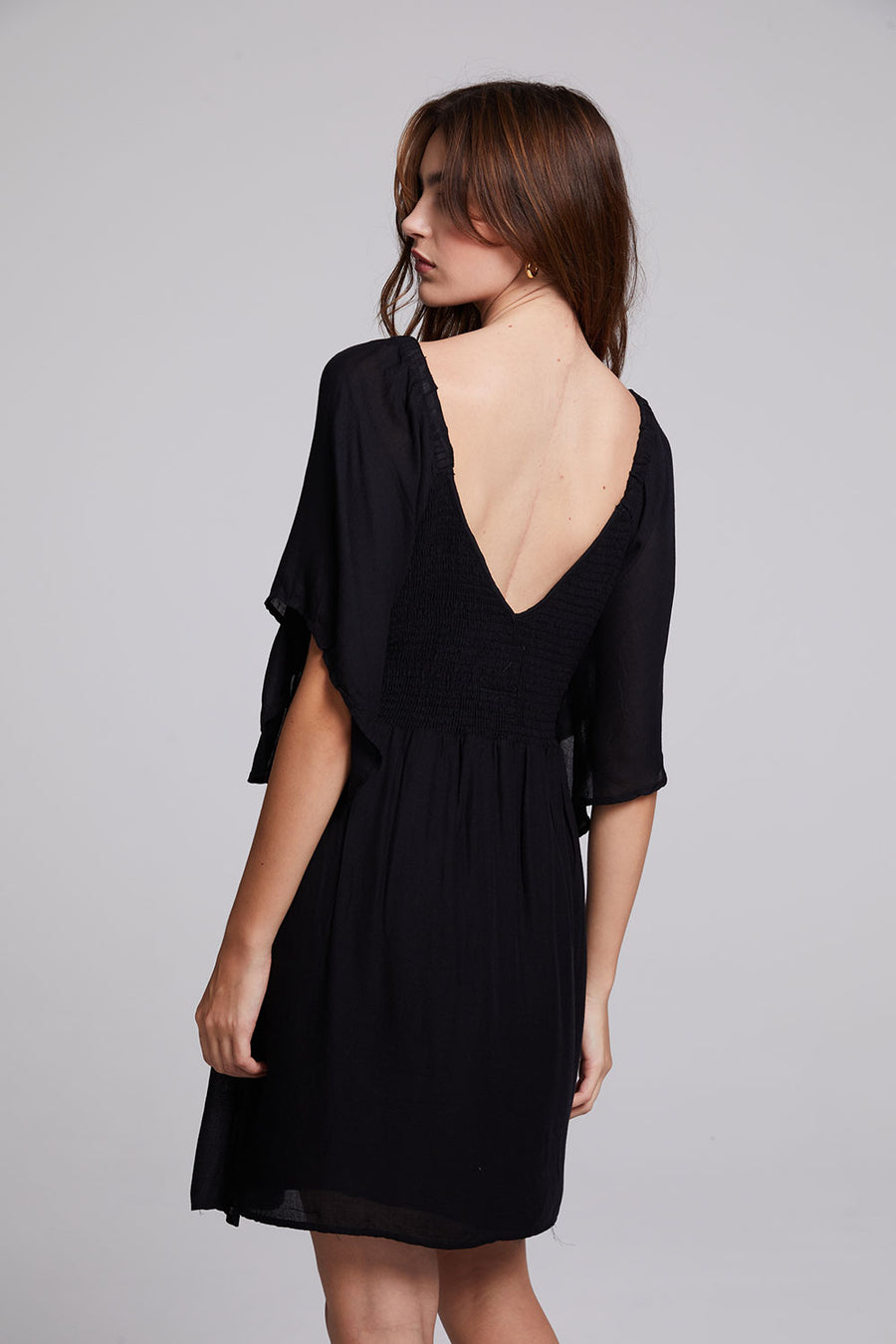 Adele Black Mini Dress WOMENS chaserbrand