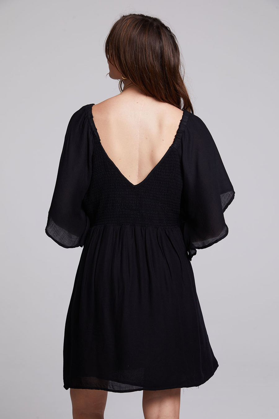Adele Black Mini Dress WOMENS chaserbrand