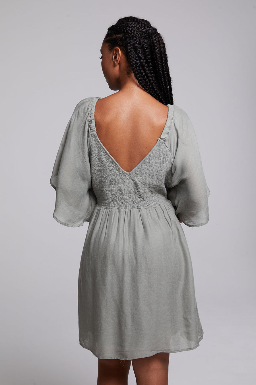Adele Sage Mini Dress WOMENS chaserbrand