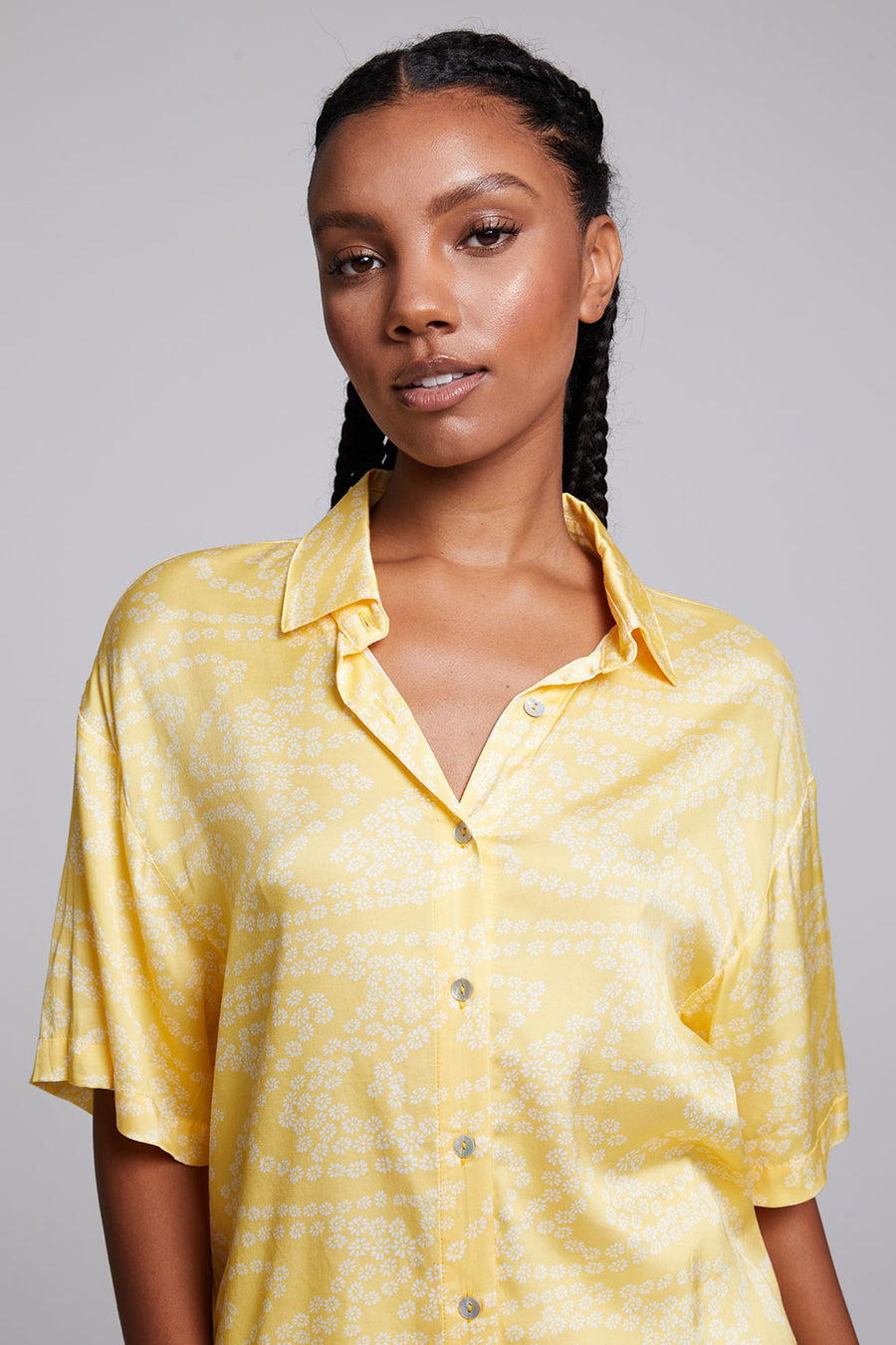 Bocelli Lemon Zest Button Down WOMENS chaserbrand