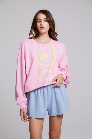 Sun & Moon Rays Zodiac Pullover WOMENS chaserbrand