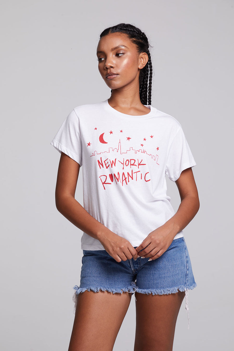 New York Romantic Crew Neck Tee WOMENS chaserbrand
