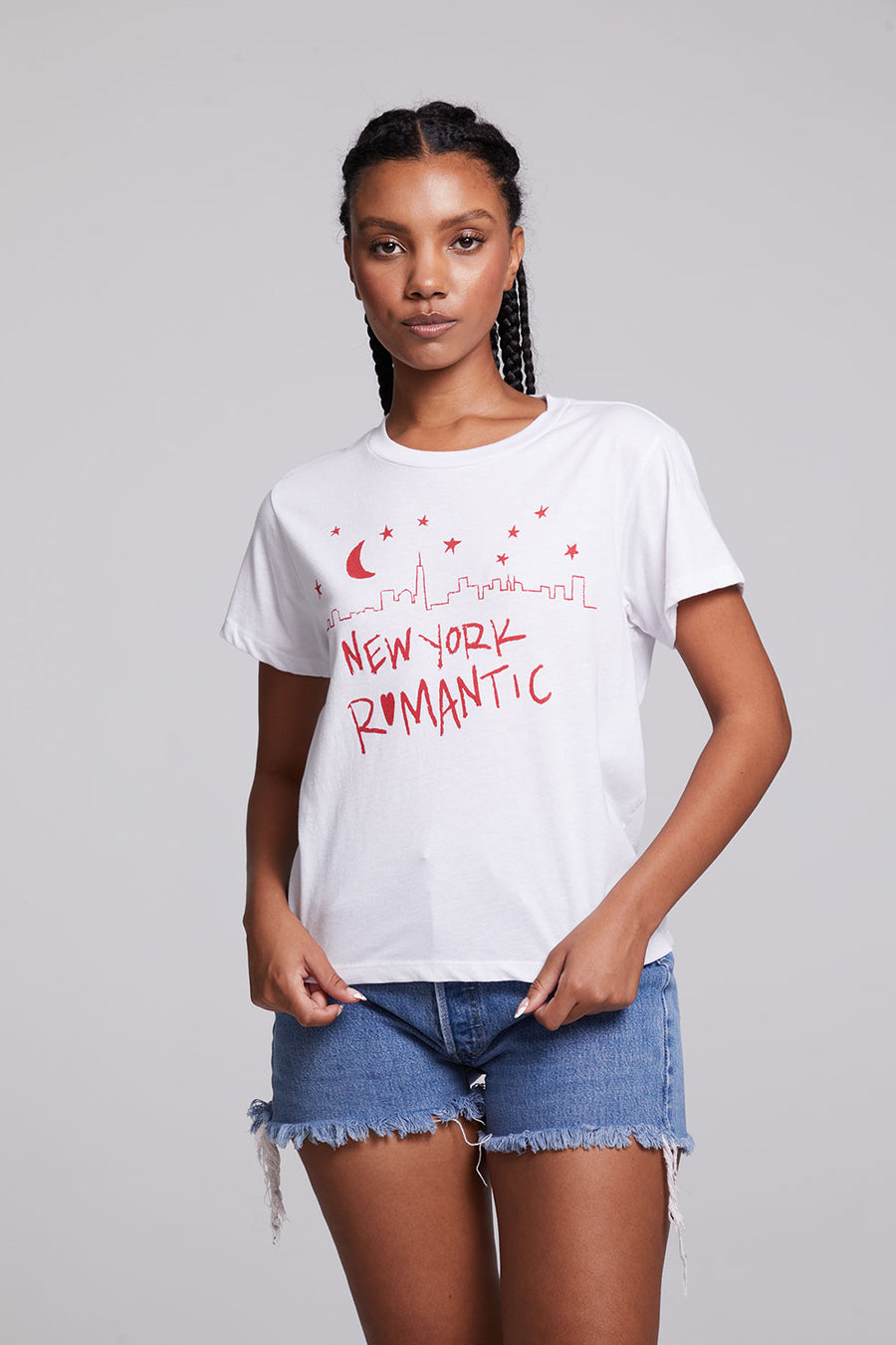 New York Romantic Crew Neck Tee WOMENS chaserbrand