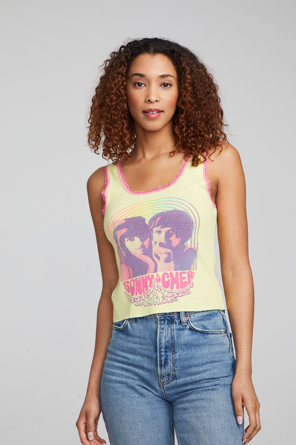 Sonny &amp; Cher &quot;Westbury Music Fair&quot; Tank Top WOMENS chaserbrand