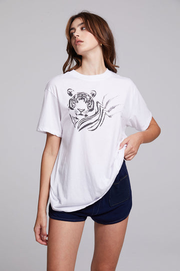 Tiger Sketch Tee WOMENS chaserbrand