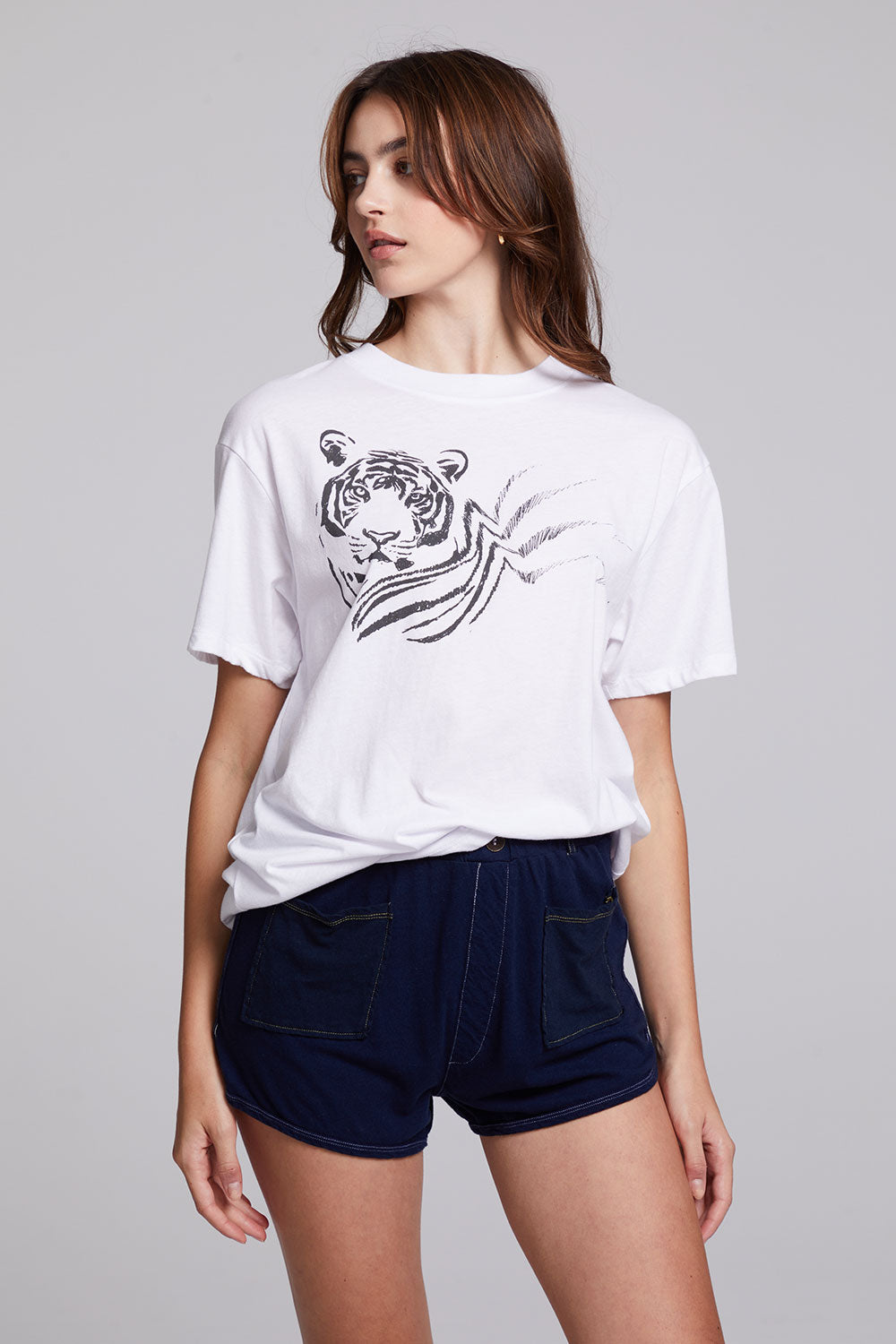 Tiger Sketch Tee WOMENS chaserbrand