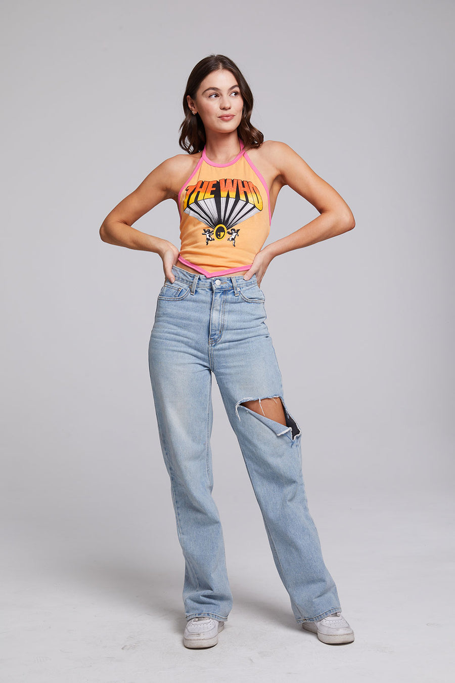 The Who Keith Moon Wallflower Halter Top WOMENS chaserbrand