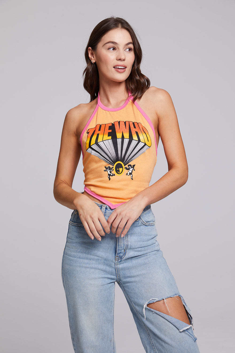 The Who Keith Moon Wallflower Halter Top WOMENS chaserbrand