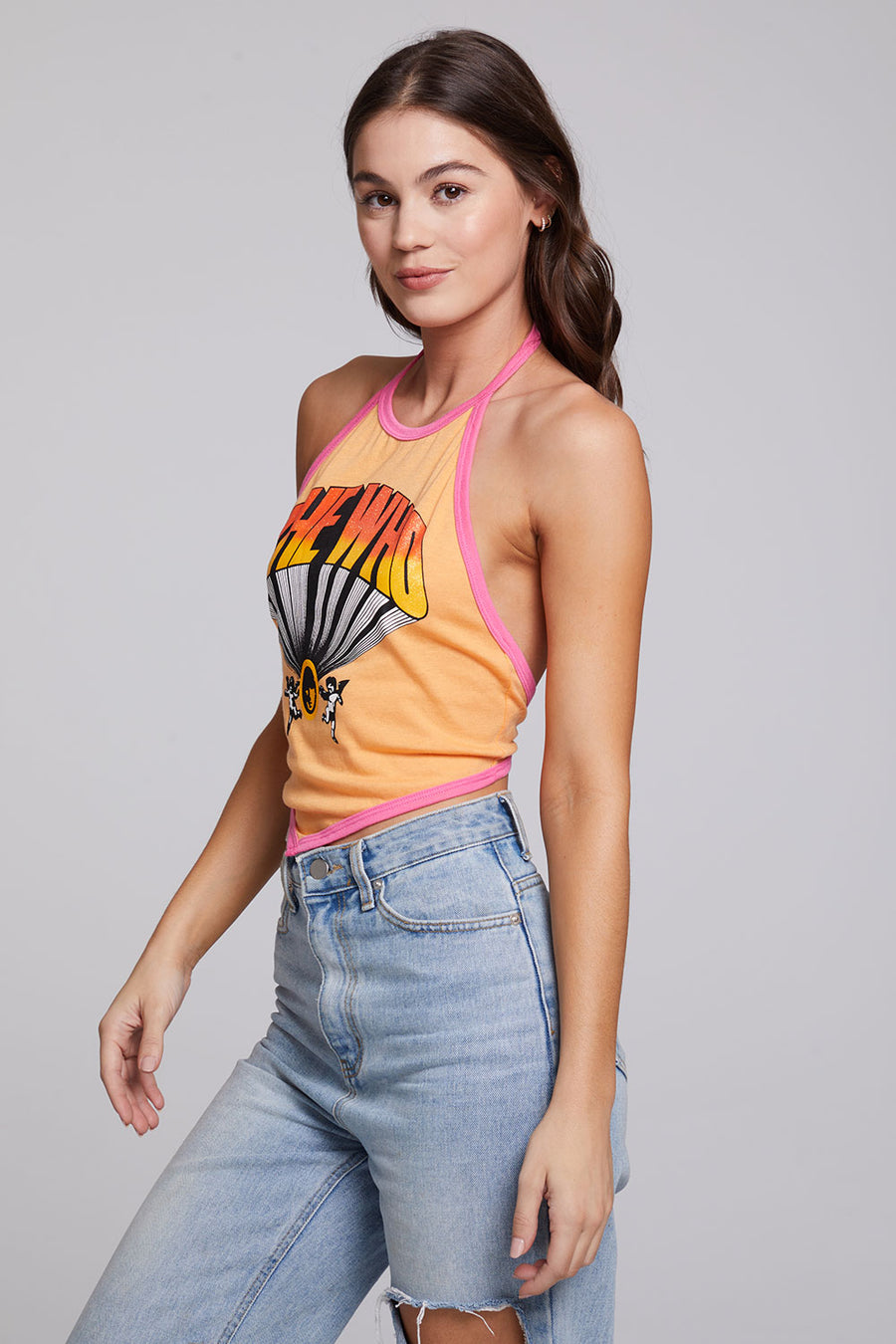 The Who Keith Moon Wallflower Halter Top WOMENS chaserbrand