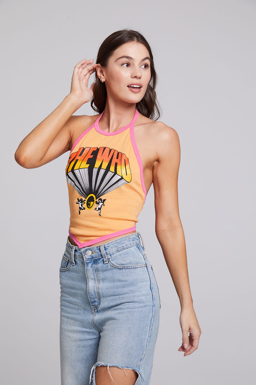 The Who Keith Moon Wallflower Halter Top WOMENS chaserbrand