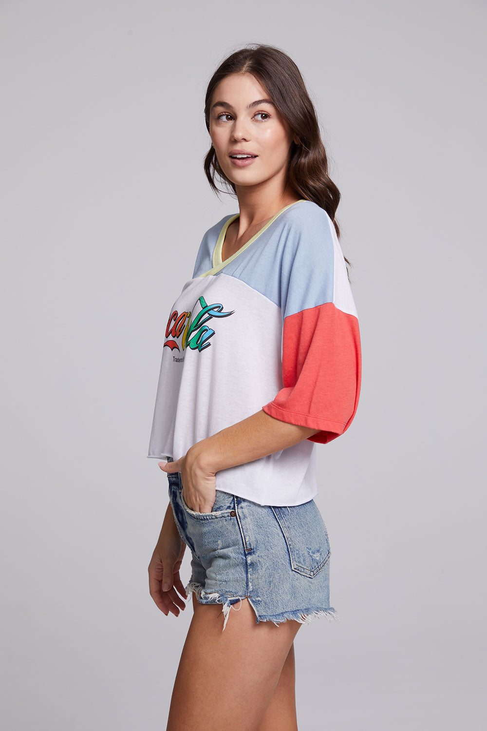 Coca-Cola Rainbow Logo Levi Tee WOMENS chaserbrand