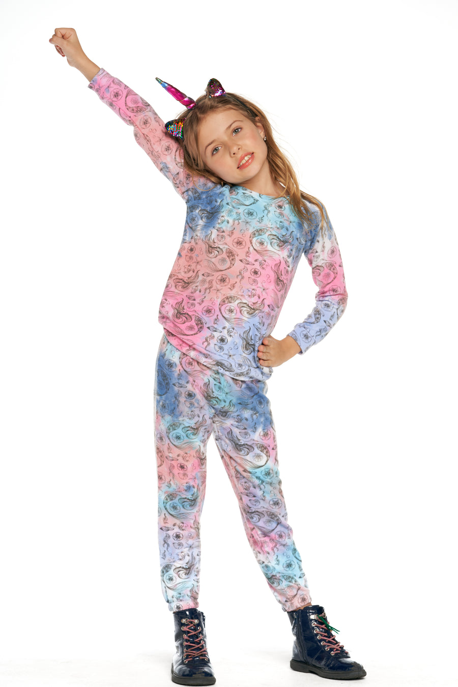 Little Mermaid -  Tie Dye Little Mermaid GIRLS - chaserbrand
