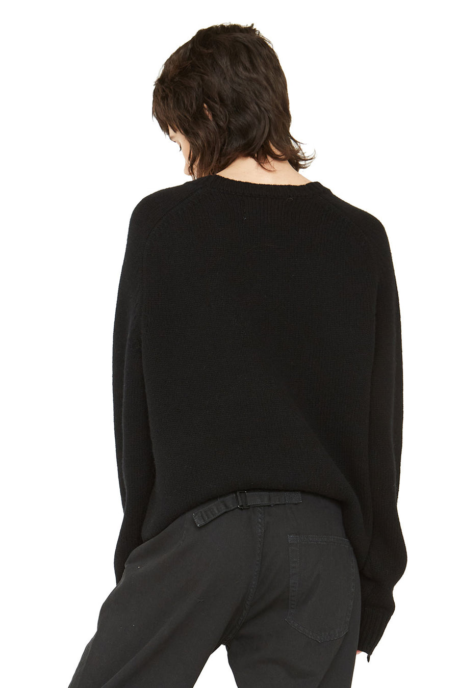 Boys Don’t Cry Cashmere Sweater - Black WOMENS chaserbrand