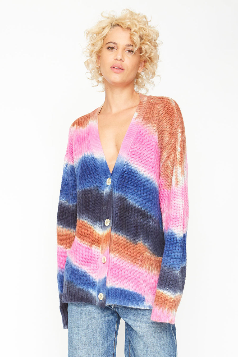 Grandpa Cardigan Sweater - Tie Dye WOMENS chaserbrand