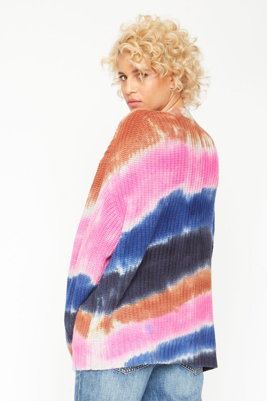 Grandpa Cardigan Sweater - Tie Dye WOMENS chaserbrand