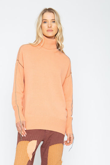 Turtle Sweater - Persimon Womens chaserbrand