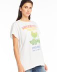 Woodstock - "Music Festival" Distressed Crew Neck WOMENS chaserbrand