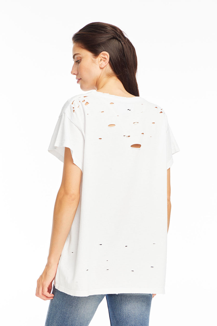 Woodstock - "Music Festival" Distressed Crew Neck WOMENS chaserbrand