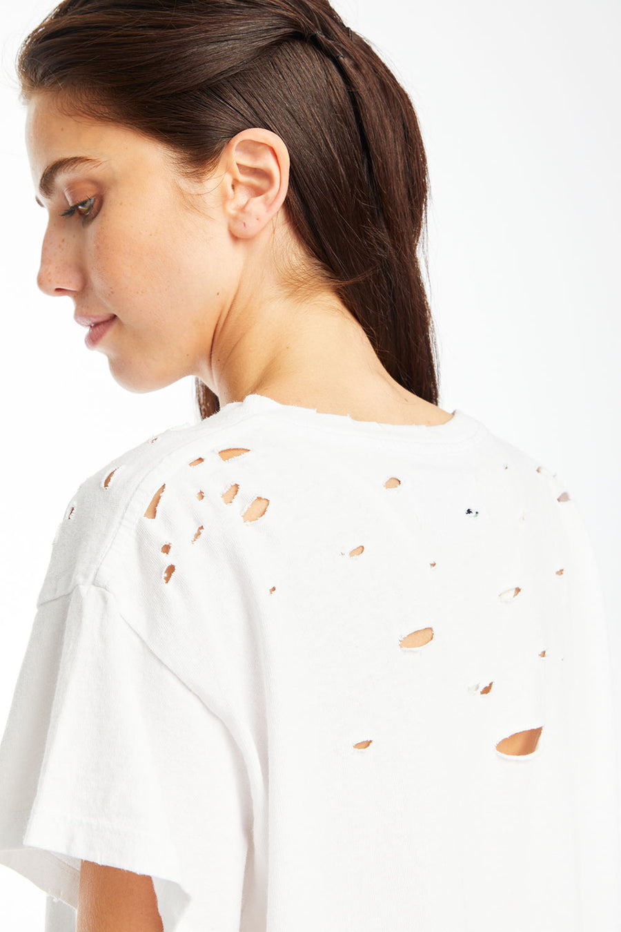 Woodstock - "Music Festival" Distressed Crew Neck WOMENS chaserbrand
