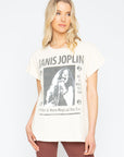 Janis Joplin "Wilder & More Magical" Crew Tee Womens chaserbrand