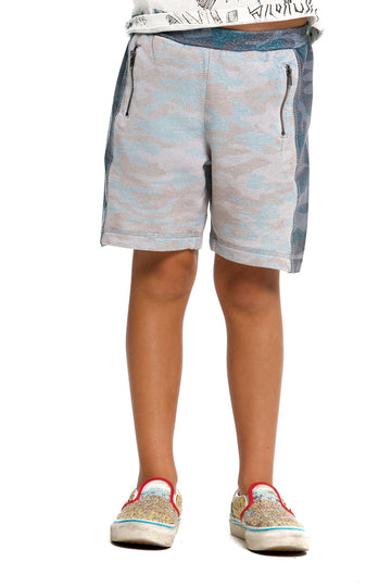 Boys Linen French Terry With Heirloom Wovens And Rib Zipper BOYS chaserbrand