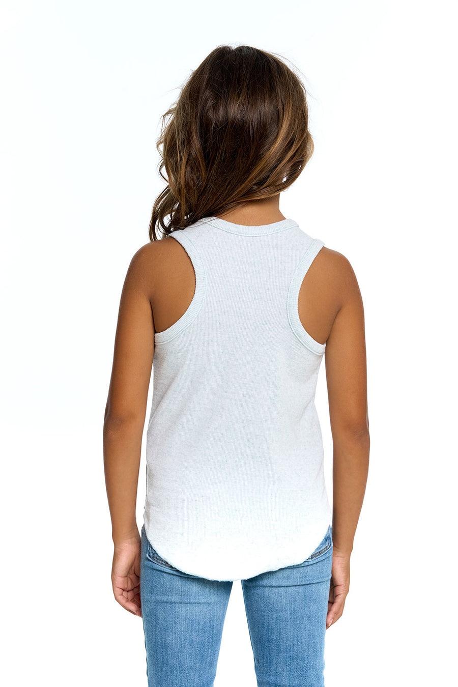 Girls Linen Rib Racer Tank GIRLS chaserbrand