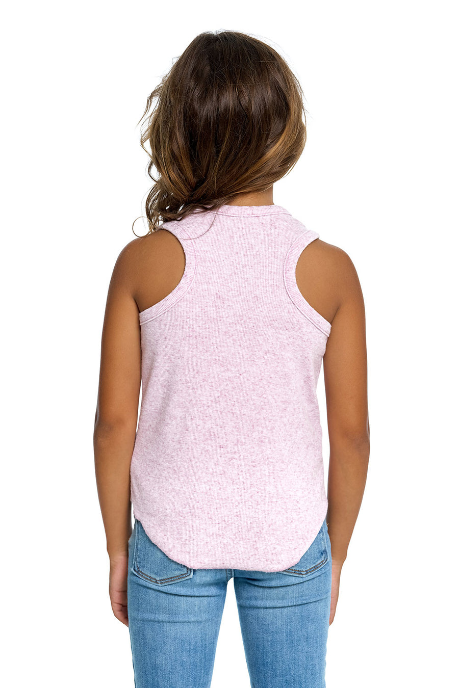 Girls Linen Rib Racer Tank GIRLS chaserbrand