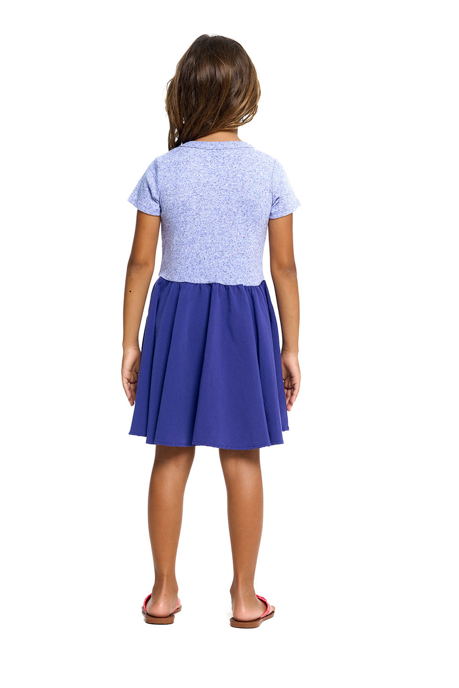 Girls Heirloom Wovens And Linen Rib Short Sleeve Twirl Dress GIRLS chaserbrand