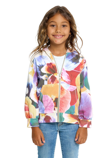 Girls Heirloom Wovens Zip Up Hoodie Jacket GIRLS chaserbrand