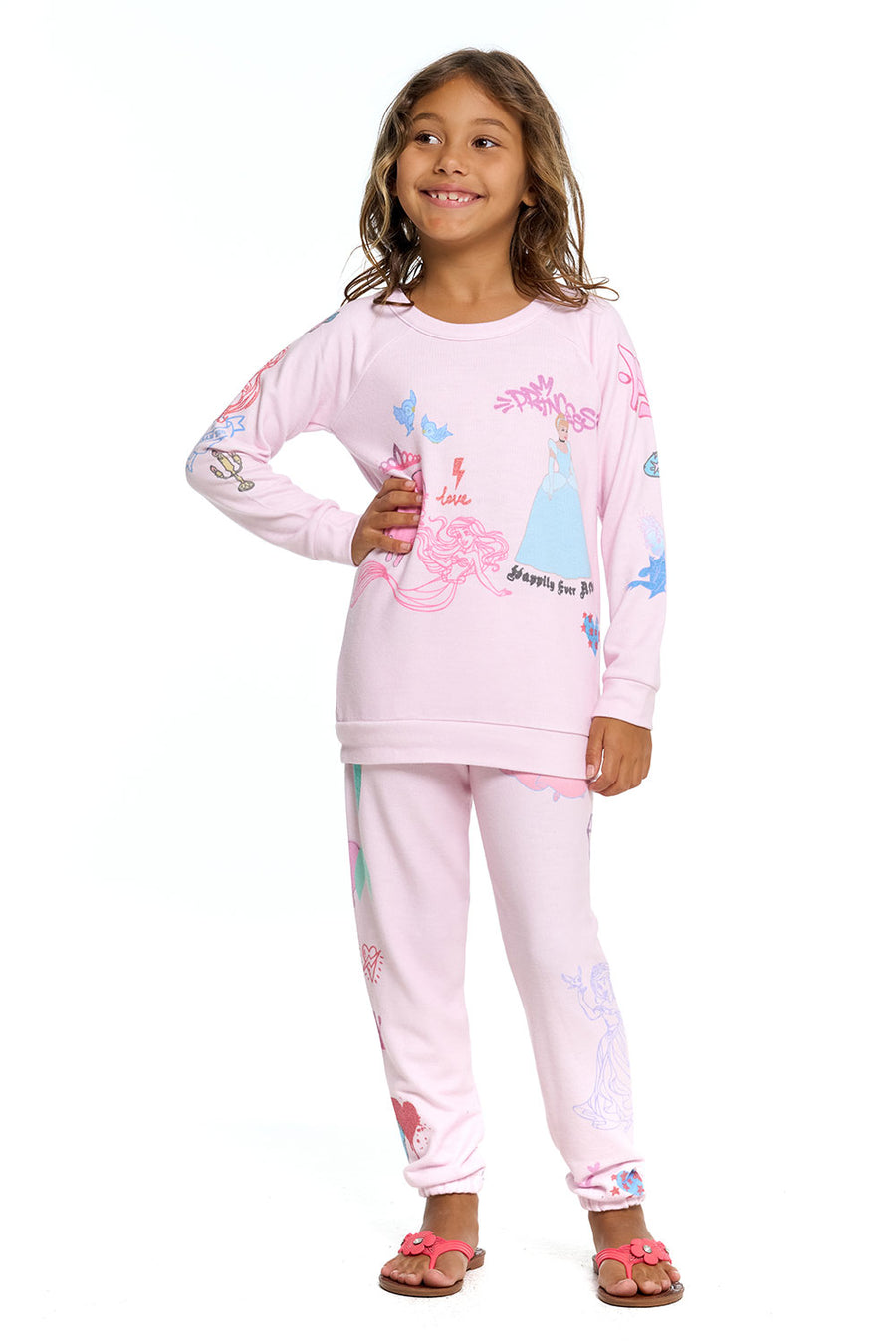 Disney Princess - Princess Mash Up Pullover GIRLS - chaserbrand