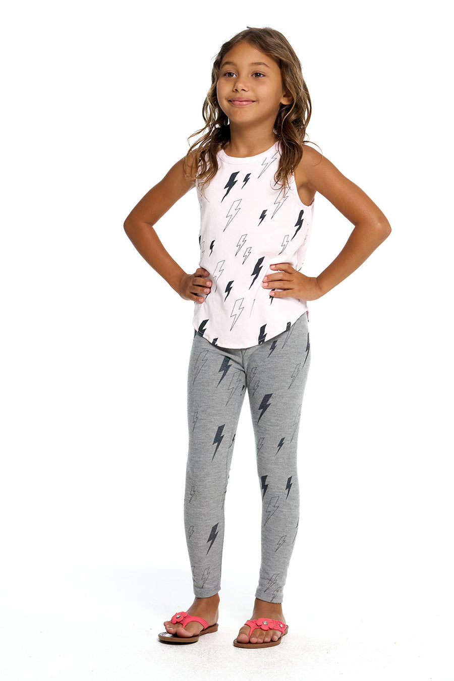 Glitter Bolt Leggings GIRLS chaserbrand