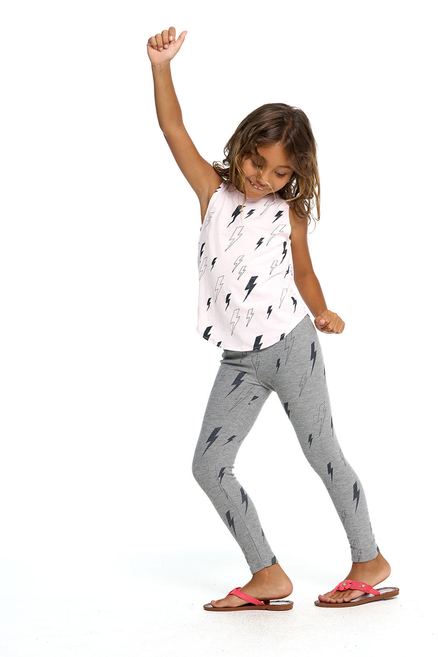Glitter Bolt Leggings GIRLS chaserbrand